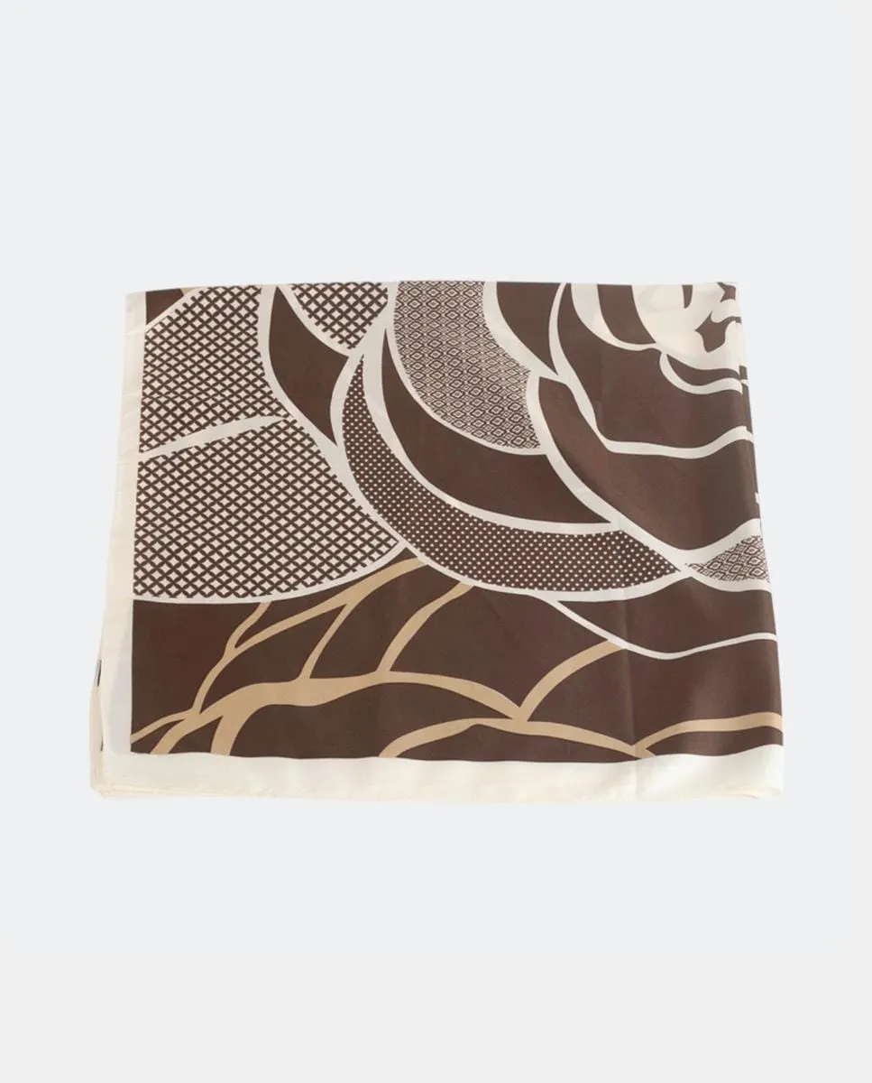 Квадратный платок из полиэстера с цветочным принтом, свежий и универсальный платок для женщин Kbas, коричневый
Квадратный платок из полиэстера с цветочным принтом, свежий и универсальный платок для женщин Kbas, коричневый