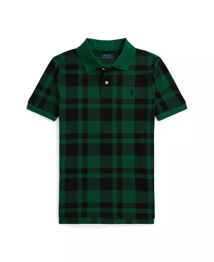 Мальчиковая футболка в клетку 2-7 Polo Ralph Lauren, зеленый
Мальчиковая футболка в клетку 2-7 Polo Ralph Lauren, зеленый