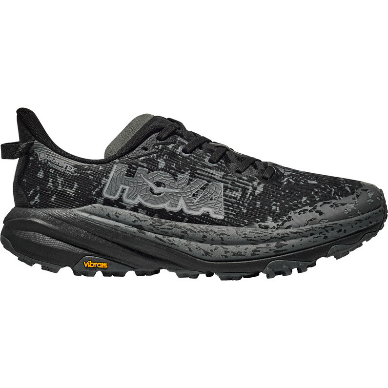 Мужские туфли Speedgoat 6 GTX Hoka, черный 
Мужские туфли Speedgoat 6 GTX Hoka, черный