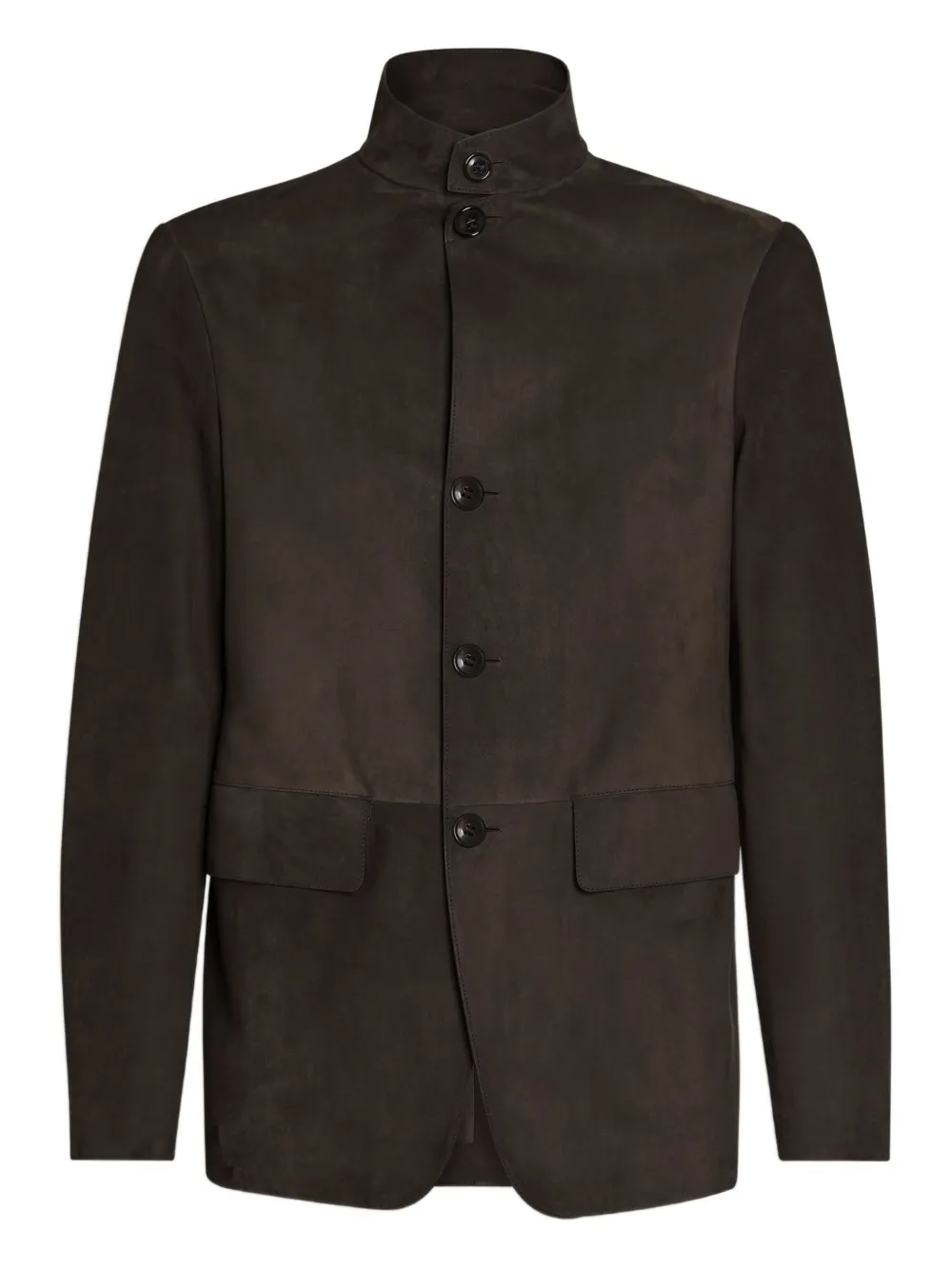 Кожаная куртка на пуговицах от SECONDSKIN Zegna, коричневый
Кожаная куртка на пуговицах от SECONDSKIN Zegna, коричневый