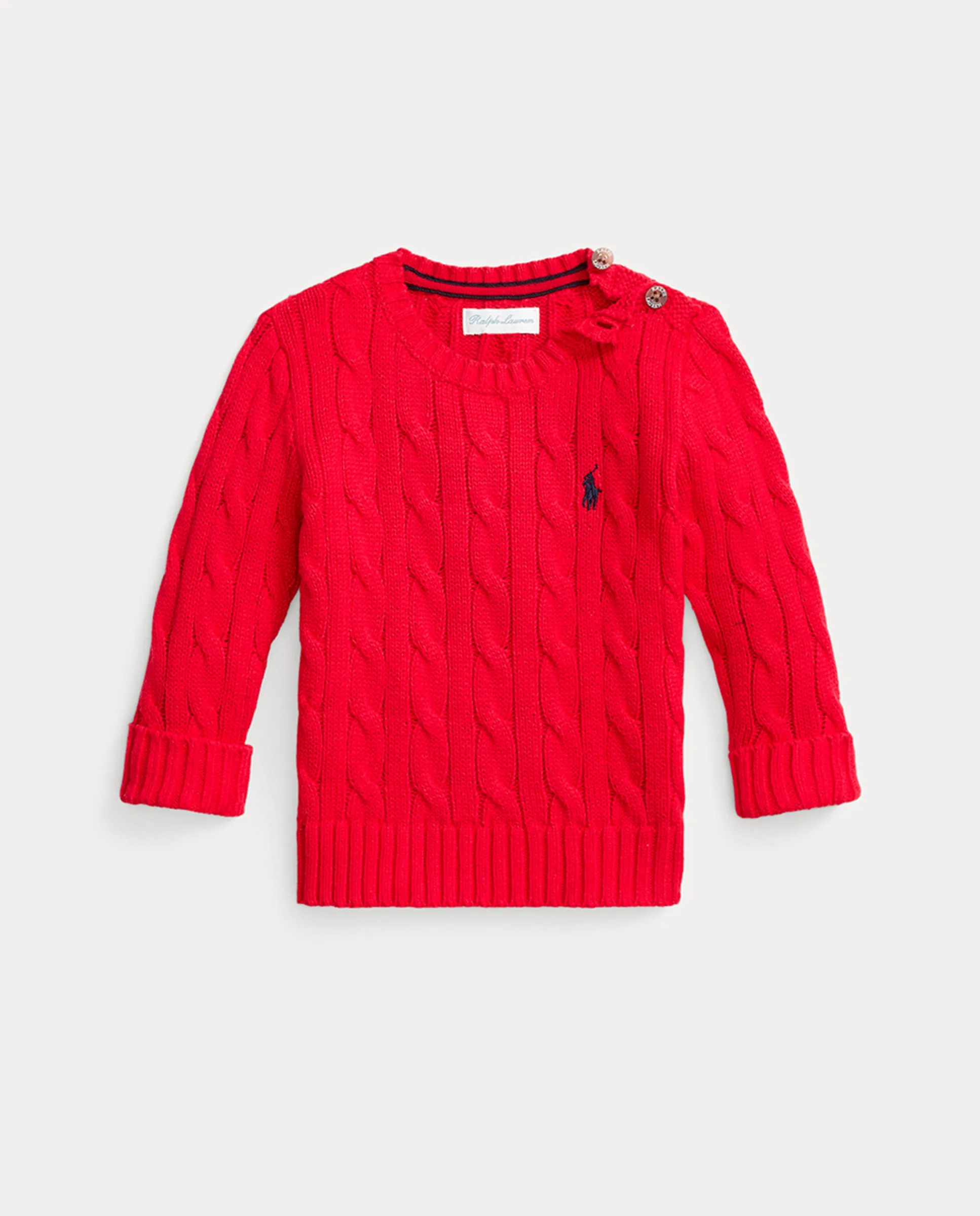 Детский хлопковый джемпер с узором "восьмерки" Polo Ralph Lauren, красный
Детский хлопковый джемпер с узором "восьмерки" Polo Ralph Lauren, красный