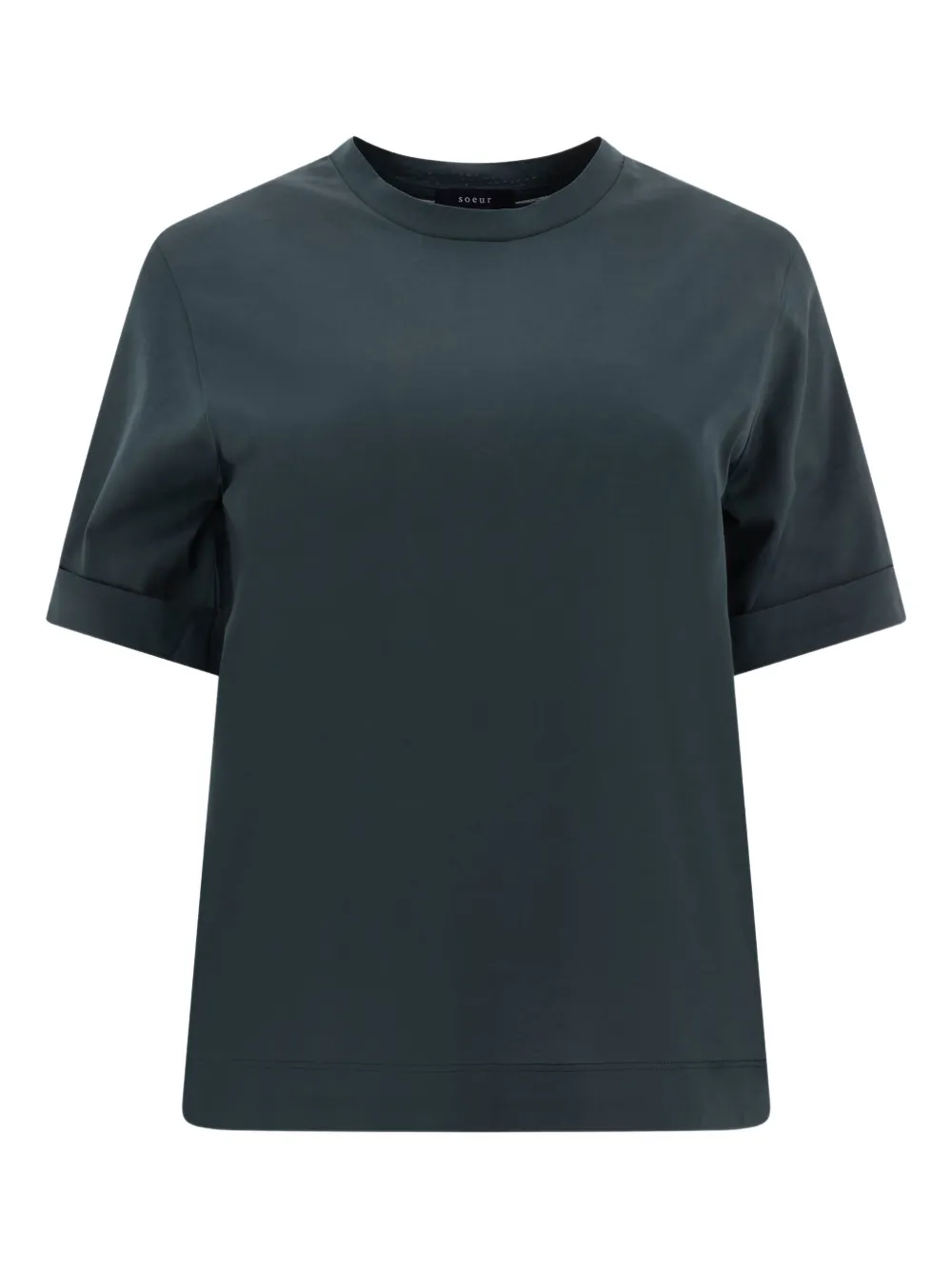 Футболка из хлопка с круглым вырезом Soeur, зеленый
Футболка из хлопка с круглым вырезом Soeur, зеленый