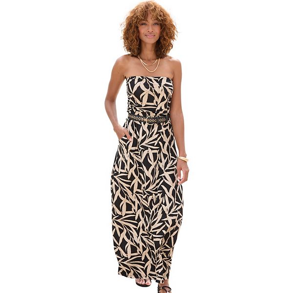 Женское платье-макси бандо Lascana, Multicolor
Женское платье-макси бандо Lascana, Multicolor