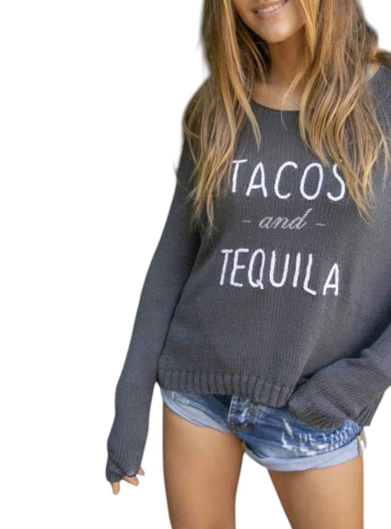 Укороченный свитер с круглым вырезом «Tacos & Tequila» в цвете «уголь-мульти» Wooden Ships
Укороченный свитер с круглым вырезом «Tacos & Tequila» в цвете «уголь-мульти» Wooden Ships