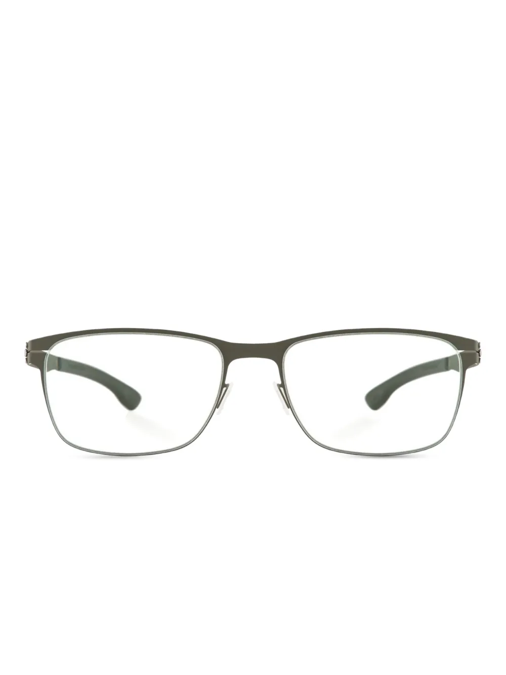Очки Moss в прямоугольной оправе Ic! Berlin, зеленый