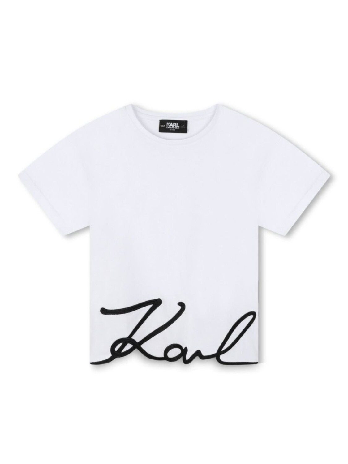 Karl Lagerfeld Kids футболка Signature, белый
Karl Lagerfeld Kids футболка Signature, белый