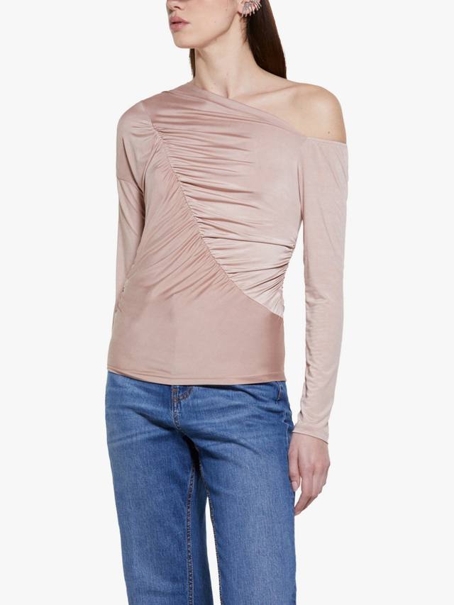 Асимметричный топ с рюшами SISLEY, коричневый
Асимметричный топ с рюшами SISLEY, коричневый