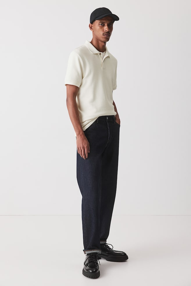 Рубашка поло облегающего кроя H&M, белый
Рубашка поло облегающего кроя H&M, белый