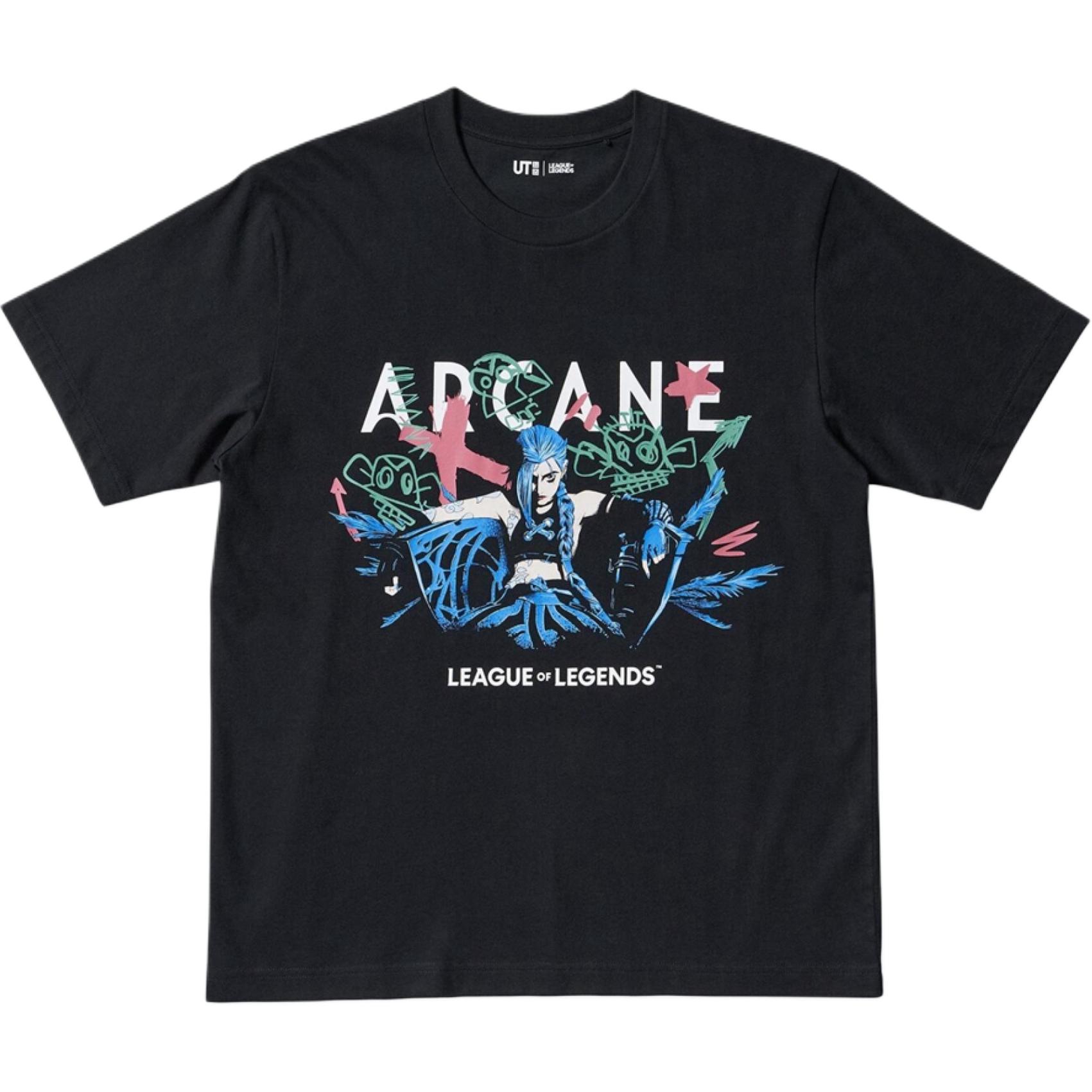 Футболка Lol X League Of Legends унисекс черная UNIQLO
Футболка Lol X League Of Legends унисекс черная UNIQLO