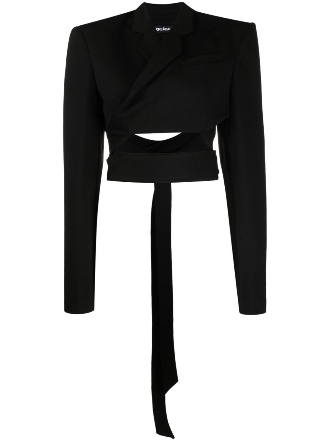 Укороченная куртка с ремешками ANDREĀDAMO, черный
Укороченная куртка с ремешками ANDREĀDAMO, черный