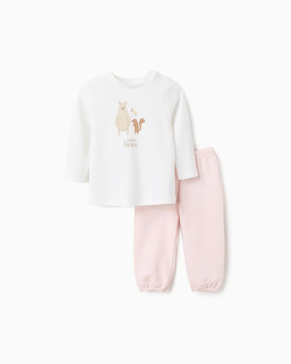 Детская пижама с длинными рукавами белого цвета Zippy
Детская пижама с длинными рукавами белого цвета Zippy