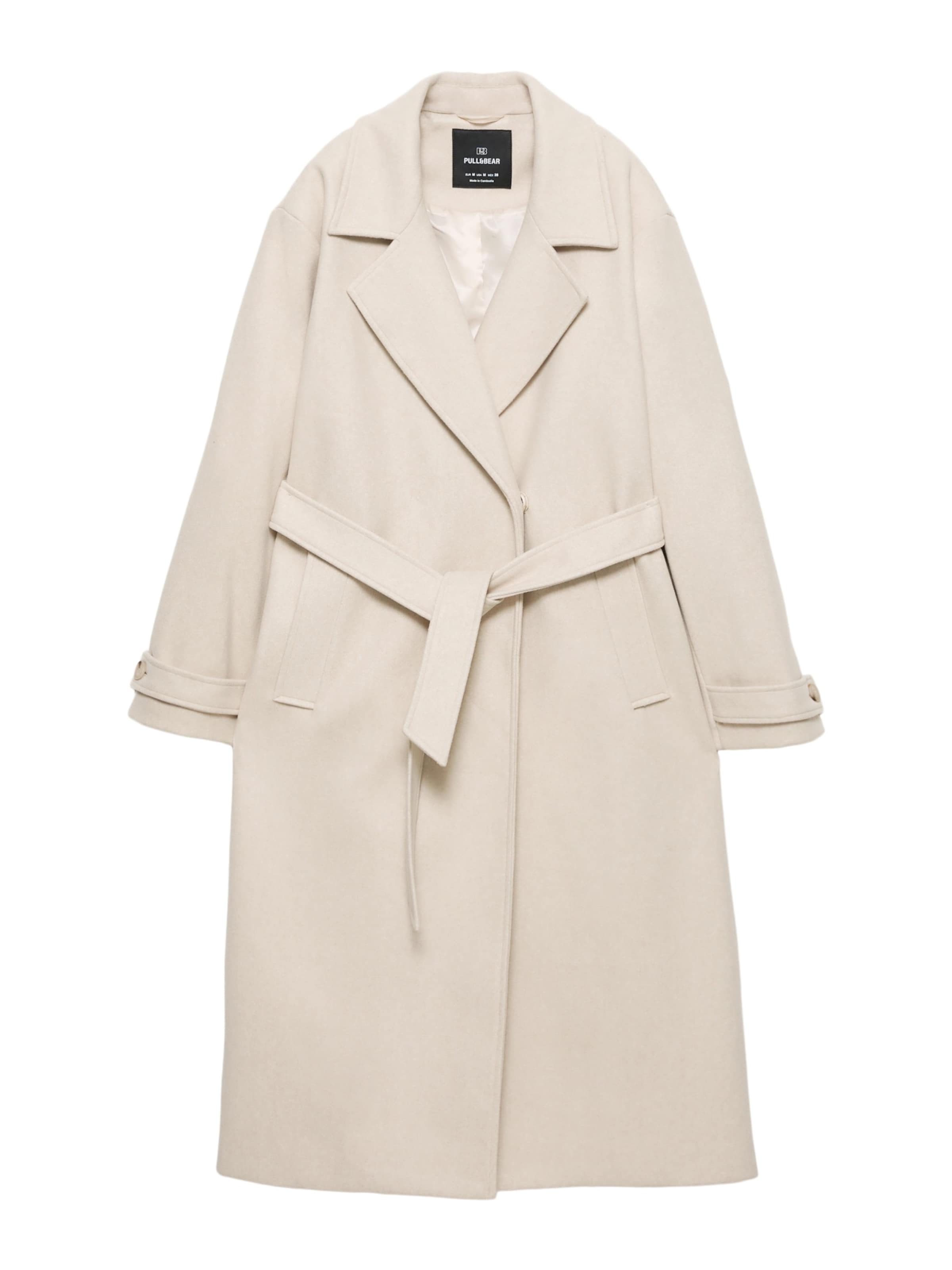 Pull&Bear Межсезонное пальто в цвете экрю
Pull&Bear Межсезонное пальто в цвете экрю