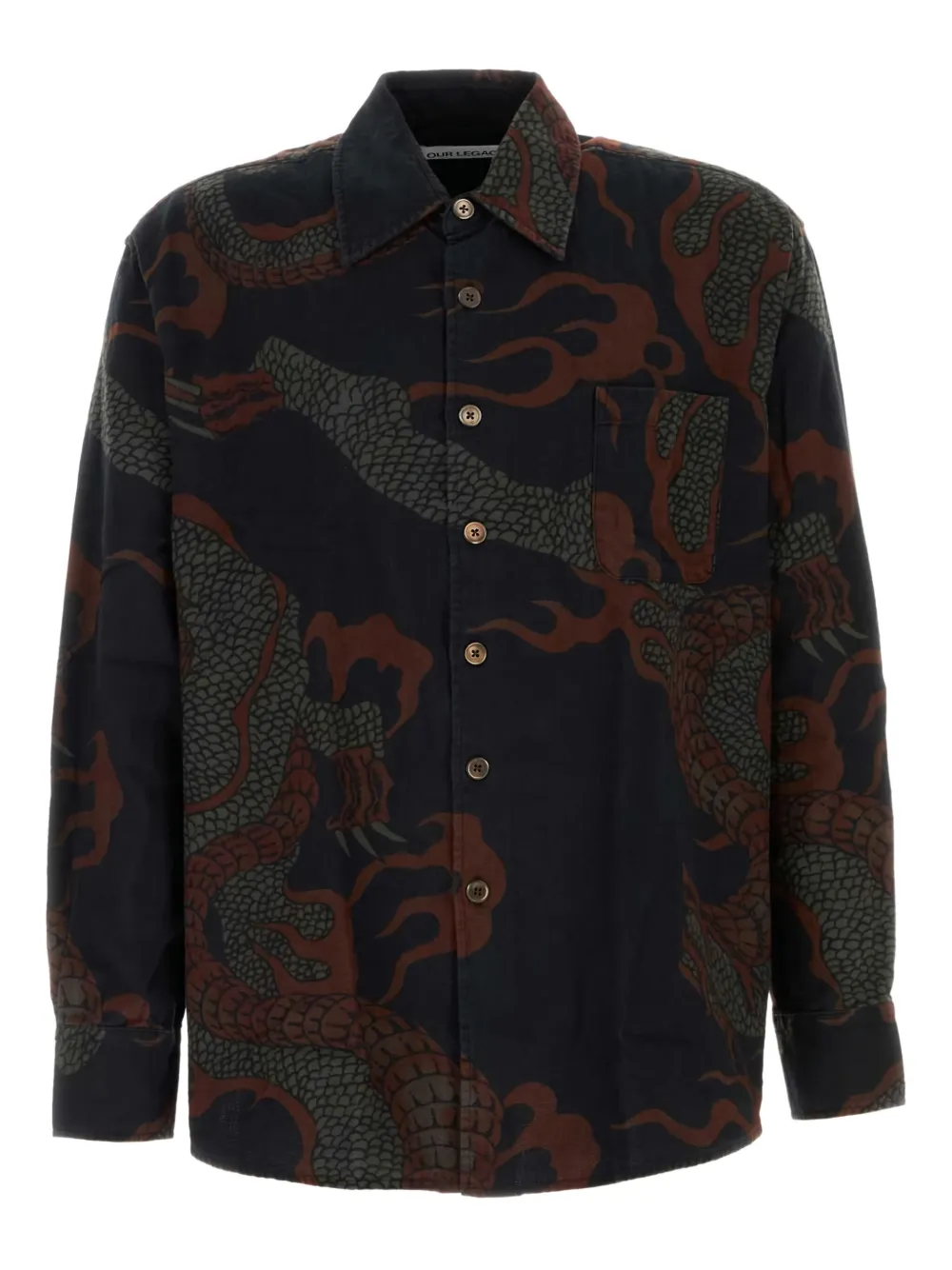 Рубашка Above Our Legacy, коричневый
Рубашка Above Our Legacy, коричневый