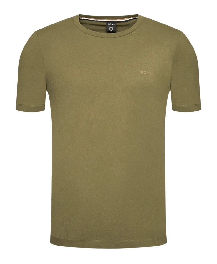 Футболка из хлопкового трикотажа с логотипом. Hugo, зеленый
Футболка из хлопкового трикотажа с логотипом. Hugo, зеленый