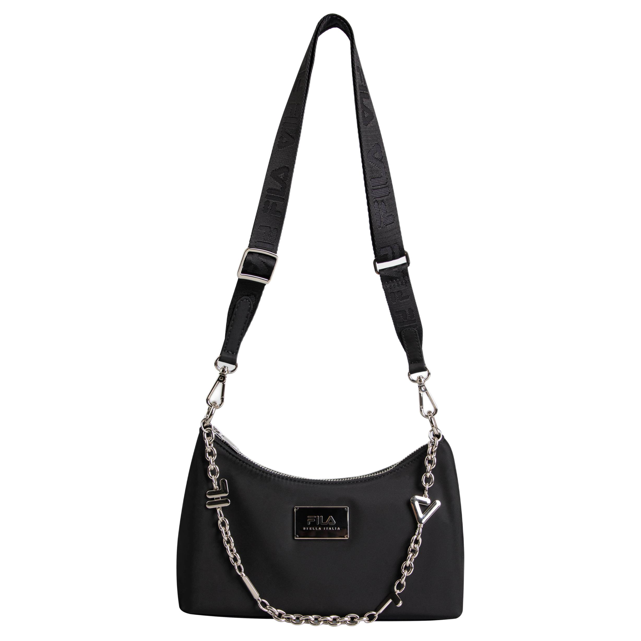 FILA Синтетическая кожаная сумка через плечо женская угольно-черная, Jet Black
FILA Синтетическая кожаная сумка через плечо женская угольно-черная, Jet Black