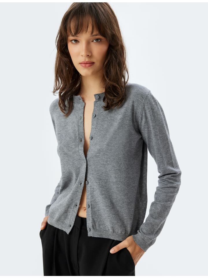 Кардиган KOTON, серый 
Кардиган KOTON, серый