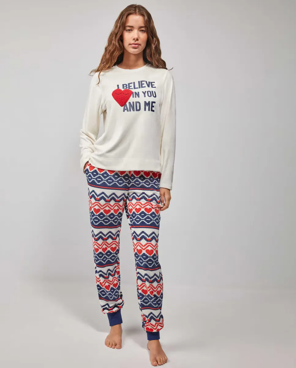 Длинная женская пижама из эластичного флиса Gisela, белый
Длинная женская пижама из эластичного флиса Gisela, белый