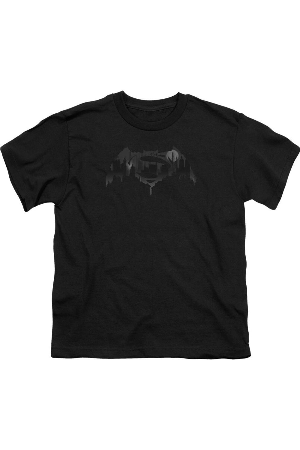 Футболка с коротким рукавом для подростков с логотипом Batman V Superman и силуэтом города Gildan, черный
Футболка с коротким рукавом для подростков с логотипом Batman V Superman и силуэтом города Gildan, черный
