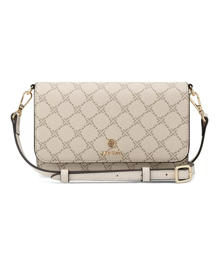 Женский кросс-боди кошелек для телефона Lockup 9 Nine West, коричневый/бежевый 
Женский кросс-боди кошелек для телефона Lockup 9 Nine West, коричневый/бежевый