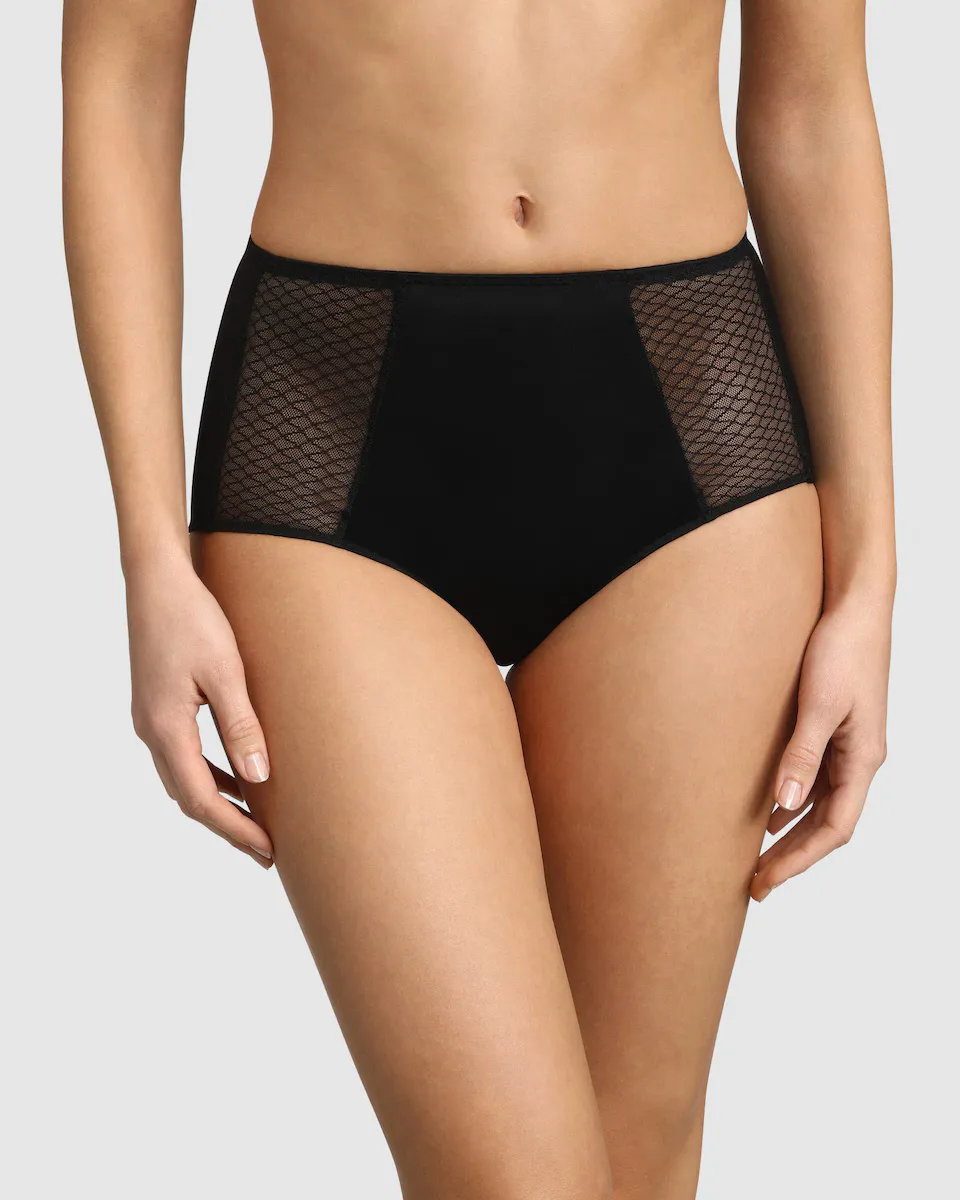 Трусики с завышенной талией из мягкой микрофибры Dim, черный
Трусики с завышенной талией из мягкой микрофибры Dim, черный