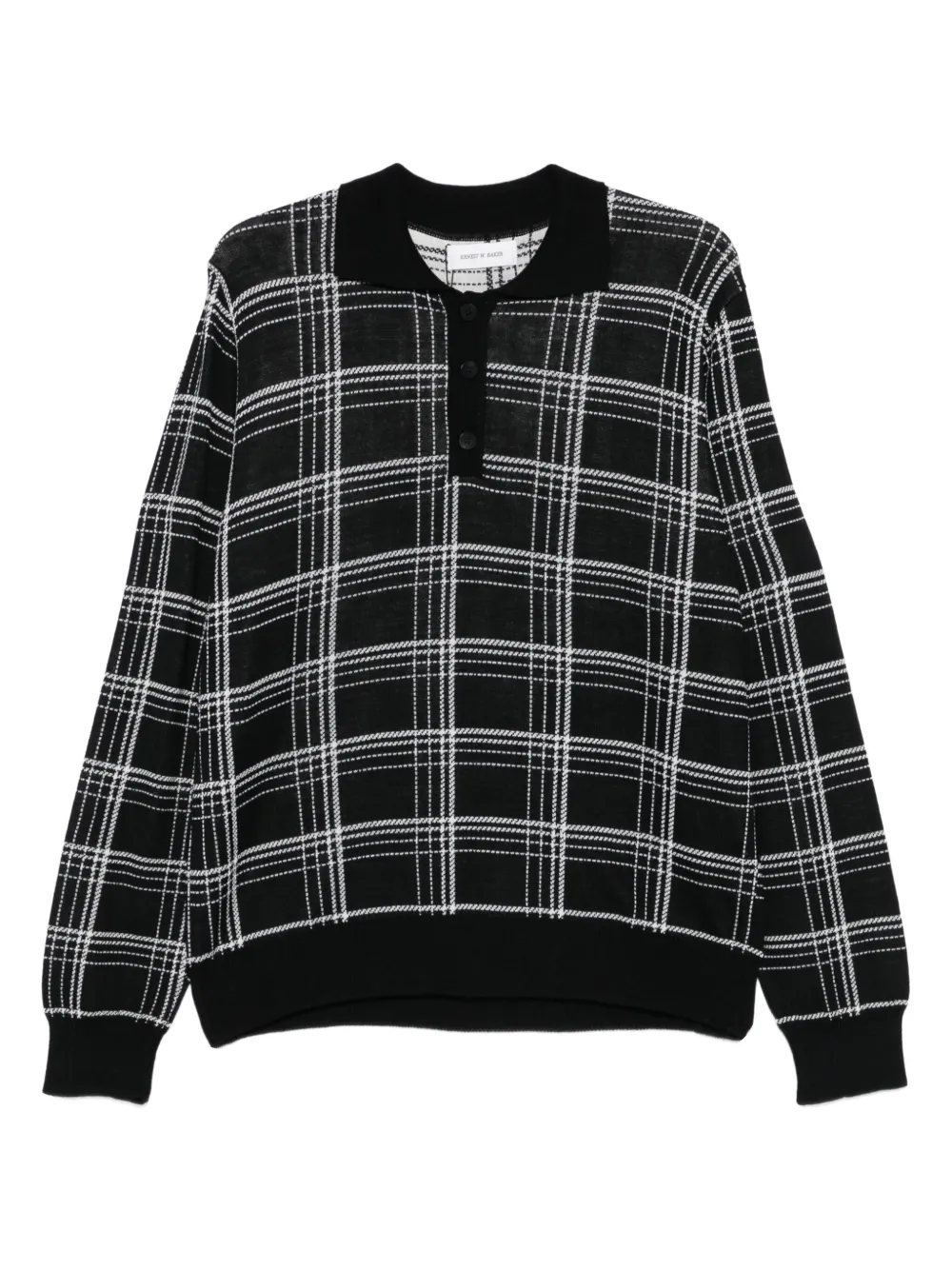 Рубашка поло в клетку Ernest W. Baker, черный
Рубашка поло в клетку Ernest W. Baker, черный