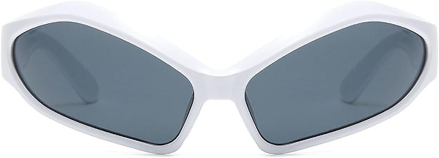 Willochra Модные нестандартные панк-солнцезащитные очки для женщин и мужчин, для занятий спортом на открытом воздухе, велоспорта, солнцезащитные очки UV400, Y2K, хип-хоп, White
Willochra Модные нестандартные панк-солнцезащитные очки для женщин и мужчин, для занятий спортом на открытом воздухе, велоспорта, солнцезащитные очки UV400, Y2K, хип-хоп, White