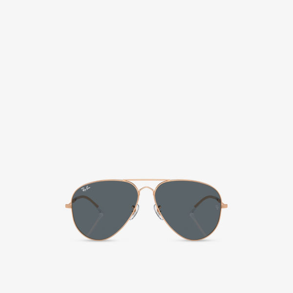 Солнцезащитные очки Ray-Ban "ретро-авиаторы" в металлической оправе, золотой
Солнцезащитные очки Ray-Ban "ретро-авиаторы" в металлической оправе, золотой