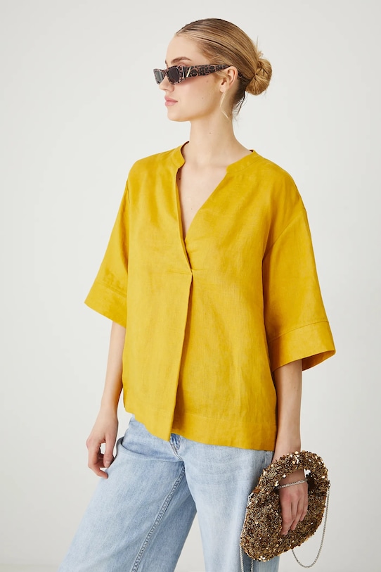 Льняная блузка Medicine, желтый
Льняная блузка Medicine, желтый