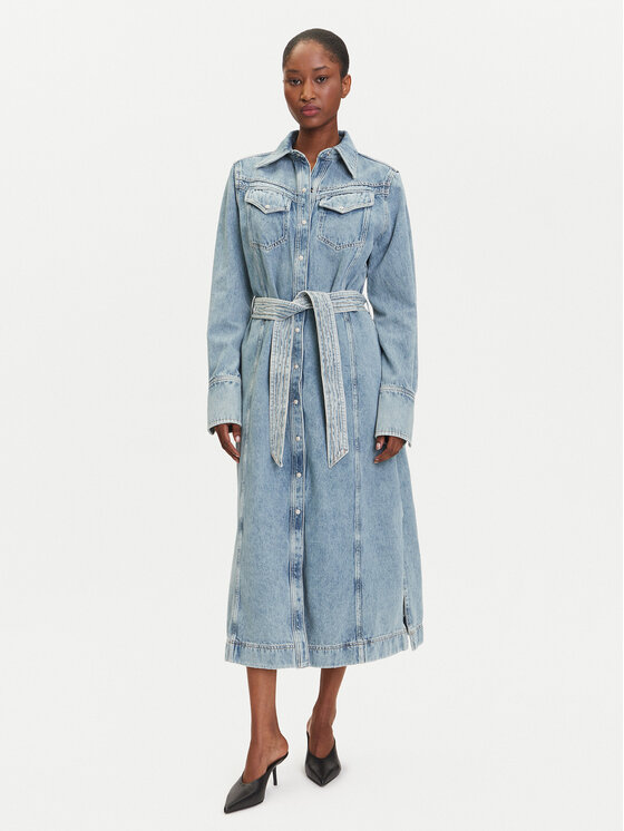 Джинсовое платье стандартный крой 50546068 Boss, синий
Джинсовое платье стандартный крой 50546068 Boss, синий