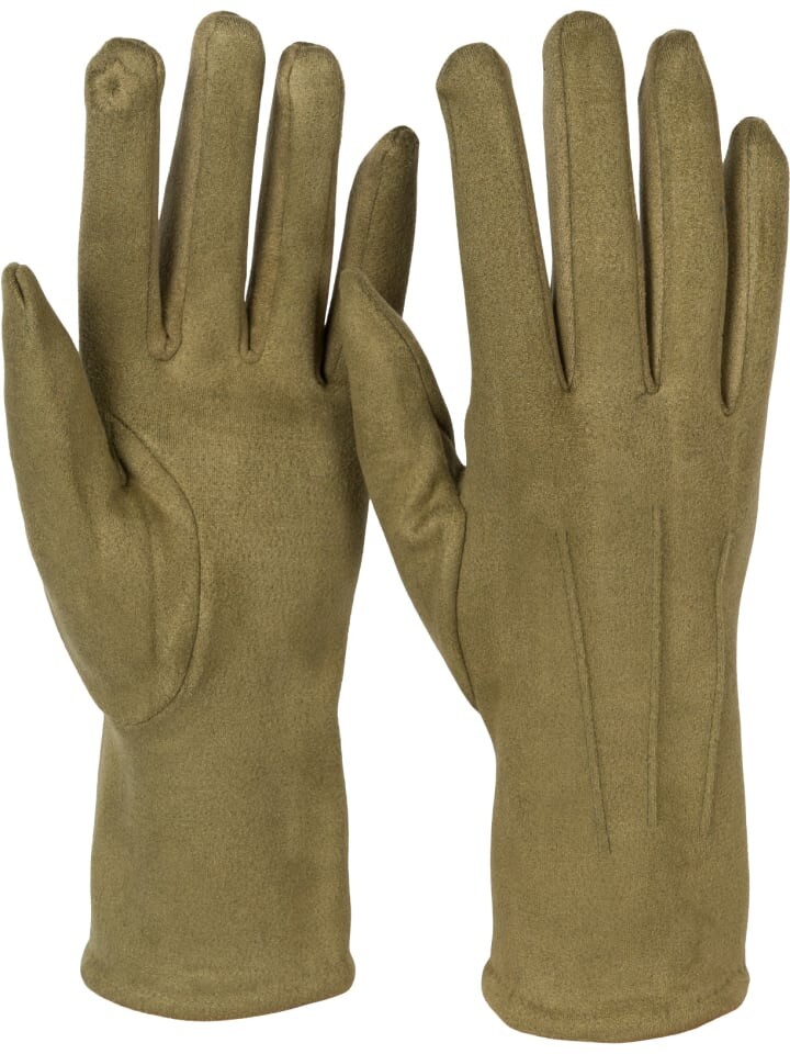 Перчатки styleBREAKER, оливковый 
Перчатки styleBREAKER, оливковый