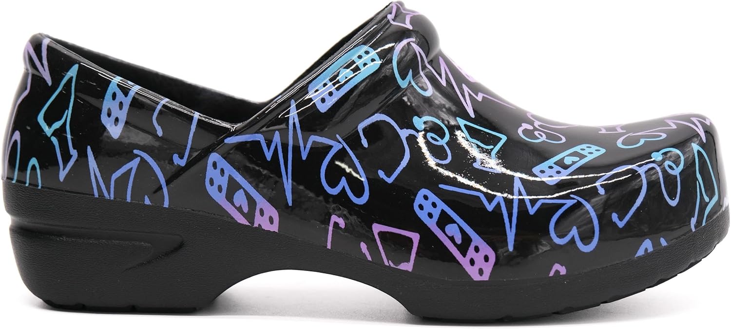 Сабо для медсестер Anywear SR Angel - Нескользящая рабочая обувь для женщин и мужчин - Противоскользящие комфортные туфли для медсестер, черный
Сабо для медсестер Anywear SR Angel - Нескользящая рабочая обувь для женщин и мужчин - Противоскользящие комфортные туфли для медсестер, черный