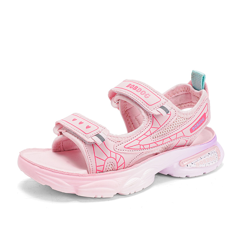 Легкие амортизирующие износостойкие детские сандалии для подростков BOBDOG, розовый
Легкие амортизирующие износостойкие детские сандалии для подростков BOBDOG, розовый