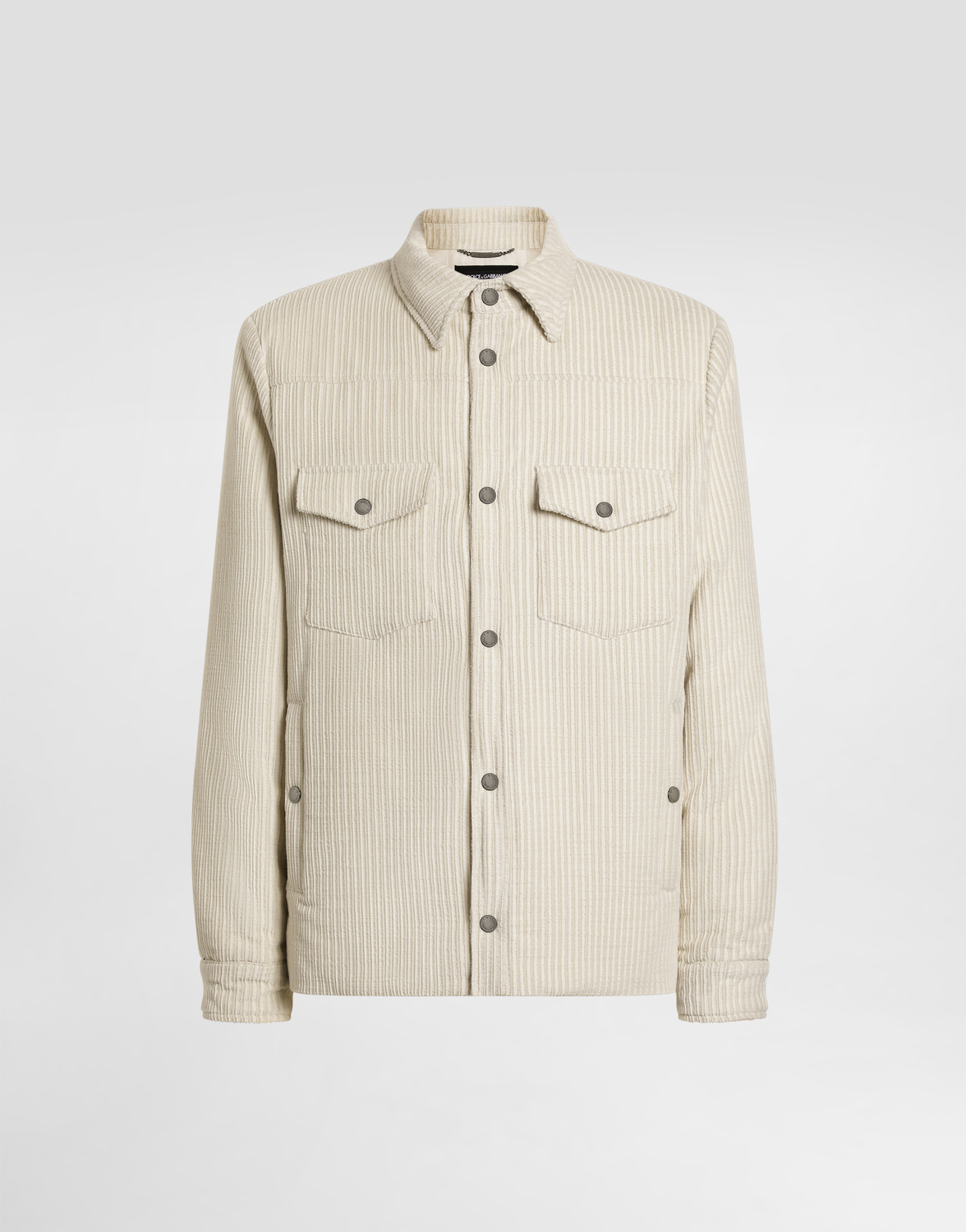 Вельветовый жакет с меховым воротником Dolce & Gabbana, белый
Вельветовый жакет с меховым воротником Dolce & Gabbana, белый