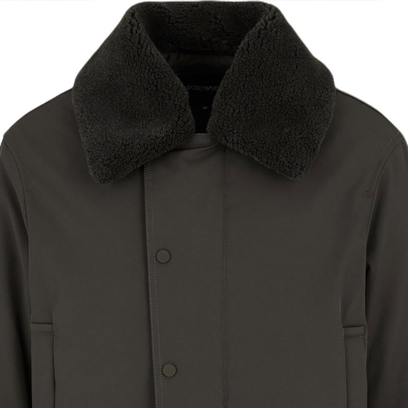 Курка из нейлоновой саржи с воротником под овчину EMPORIO ARMANI, тёмно-коричневая, Коричневый, Курка из нейлоновой саржи с воротником под овчину EMPORIO ARMANI, тёмно-коричневая
Курка из нейлоновой саржи с воротником под овчину EMPORIO ARMANI, тёмно-коричневая, Коричневый, Курка из нейлоновой саржи с воротником под овчину EMPORIO ARMANI, тёмно-коричневая