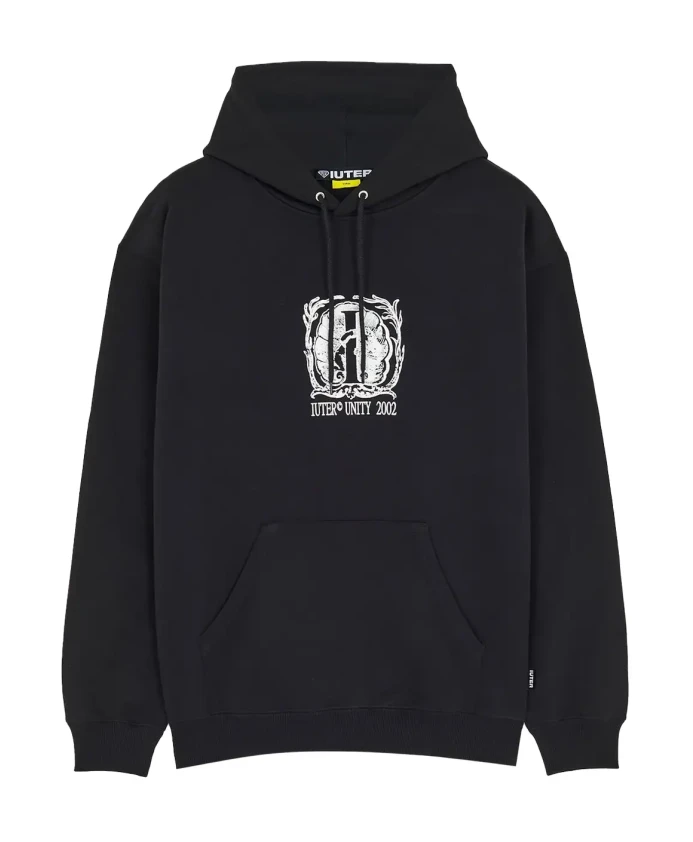 Городская черная толстовка с минималистичным графическим принтом. Iuter, черный
Городская черная толстовка с минималистичным графическим принтом. Iuter, черный