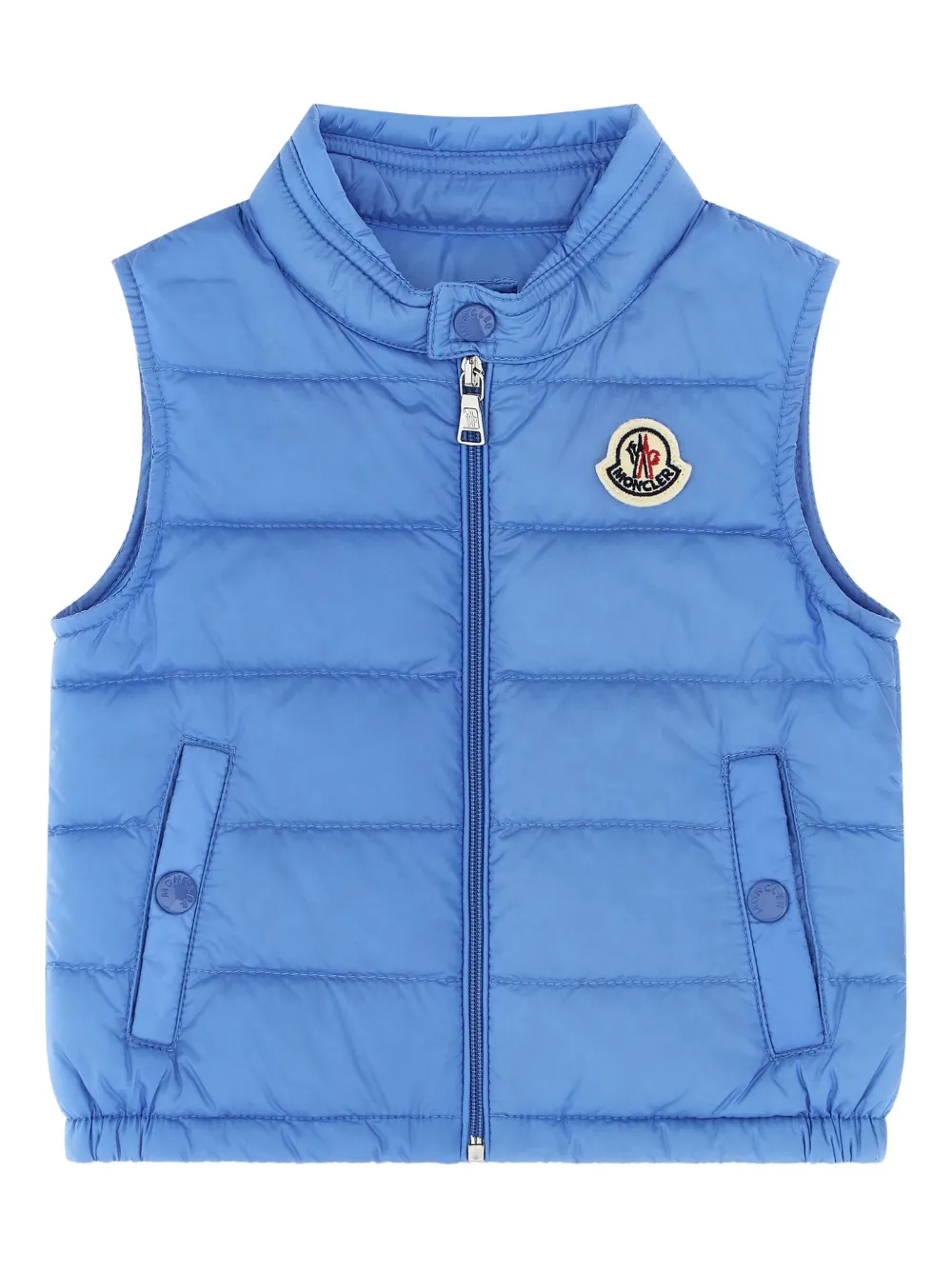 Дутый жилет с нашивкой-логотипом Moncler Enfant, синий
Дутый жилет с нашивкой-логотипом Moncler Enfant, синий