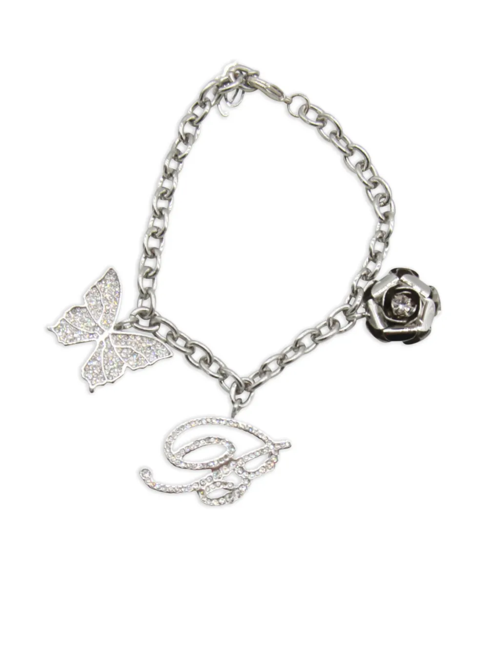 Украшенный браслет-цепочка BLUMARINE, серебяный
Украшенный браслет-цепочка BLUMARINE, серебяный