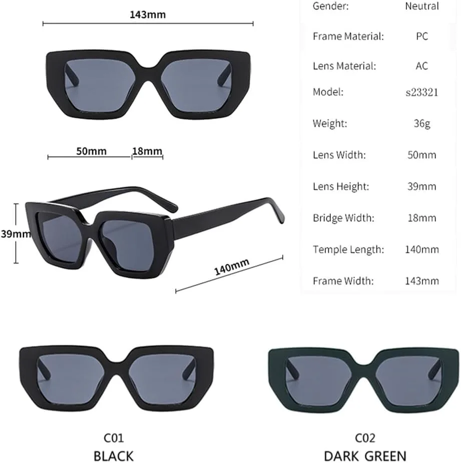 Модные солнцезащитные очки в толстой квадратной оправе, классические ретро-стиль, минималистичный дизайн, защита от УФ-излучения, женские. 2027 год MTZJH, Black
Модные солнцезащитные очки в толстой квадратной оправе, классические ретро-стиль, минималистичный дизайн, защита от УФ-излучения, женские. 2027 год MTZJH, Black