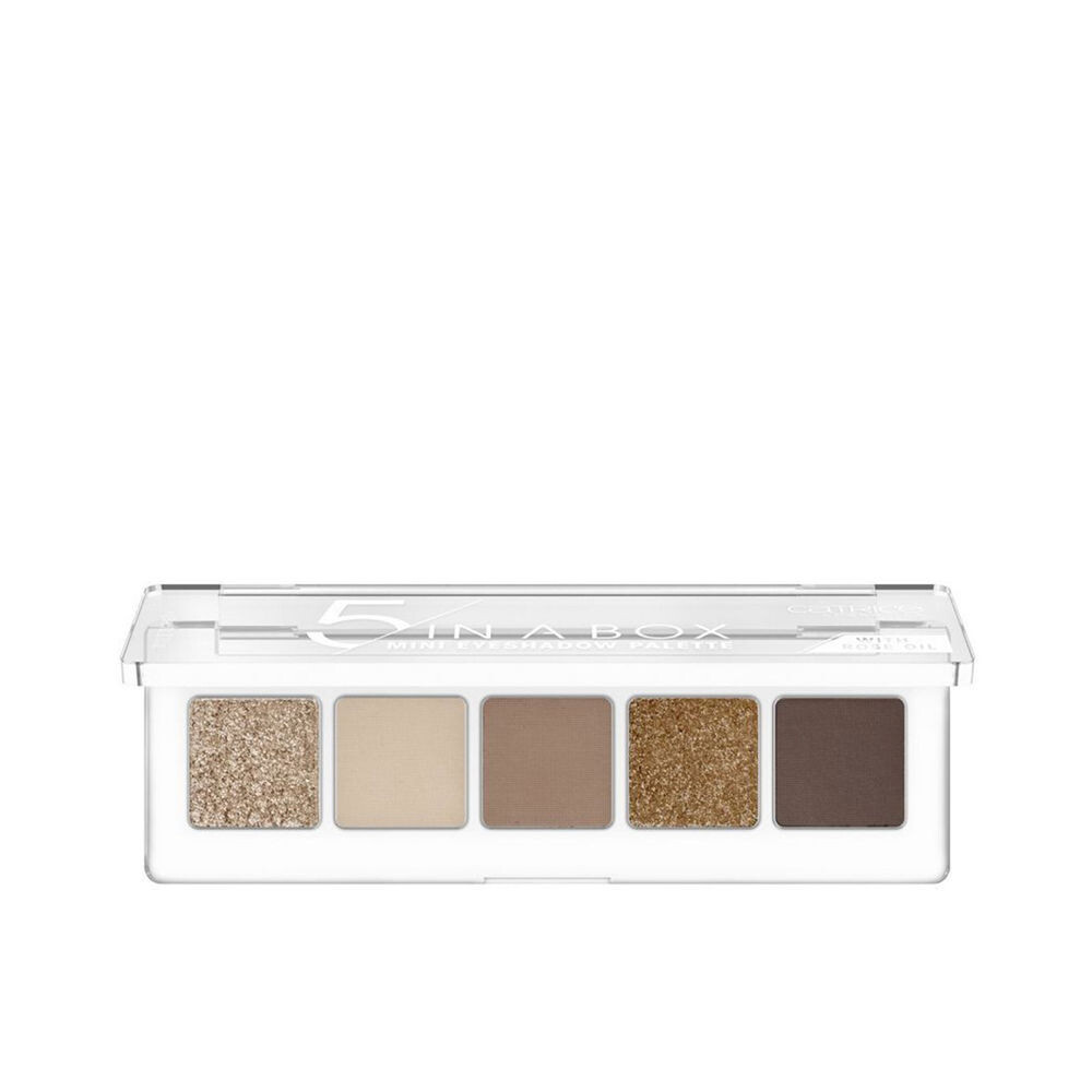 Тени для век 5 in a box mini eyeshadow palette Catrice, 4г, 010-golden nude look
Тени для век 5 in a box mini eyeshadow palette Catrice, 4г, 010-golden nude look