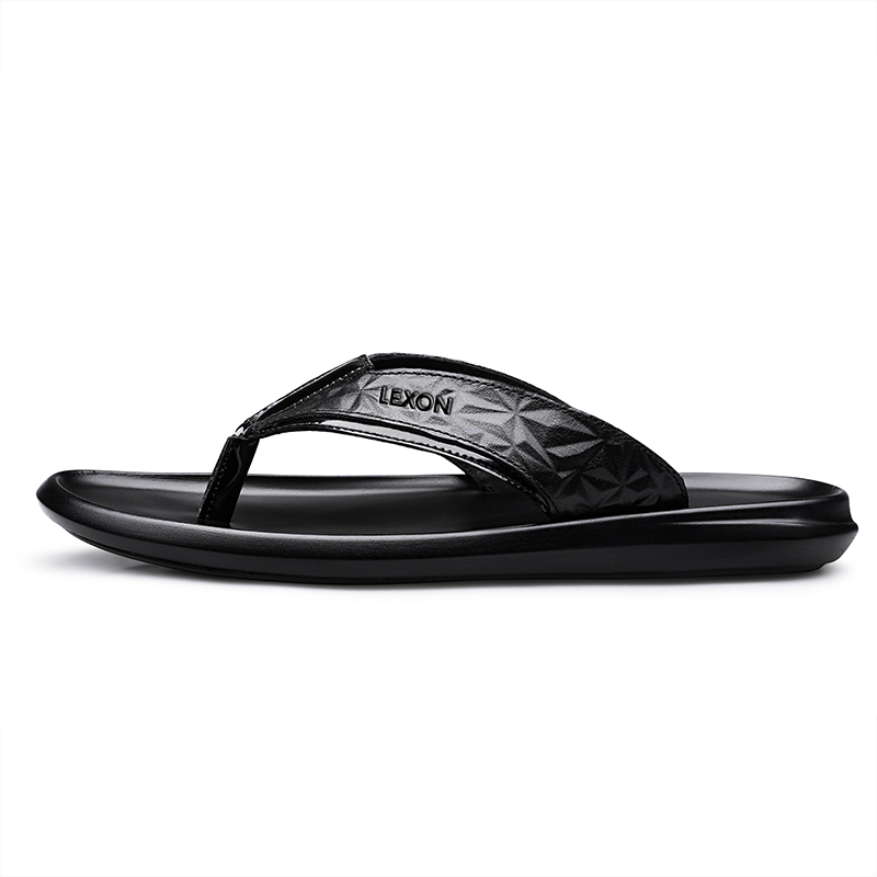 LEXON Мужские черные шлепанцы с резиновой подошвой и противоскользящим покрытием
LEXON Мужские черные шлепанцы с резиновой подошвой и противоскользящим покрытием