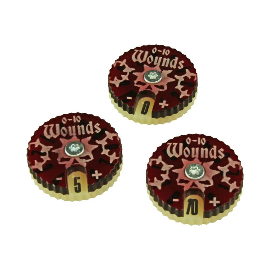 Ранение набирает номера от 0 до 10., Warhammer AoS - Warcry Tokens and Accessories
Ранение набирает номера от 0 до 10., Warhammer AoS - Warcry Tokens and Accessories