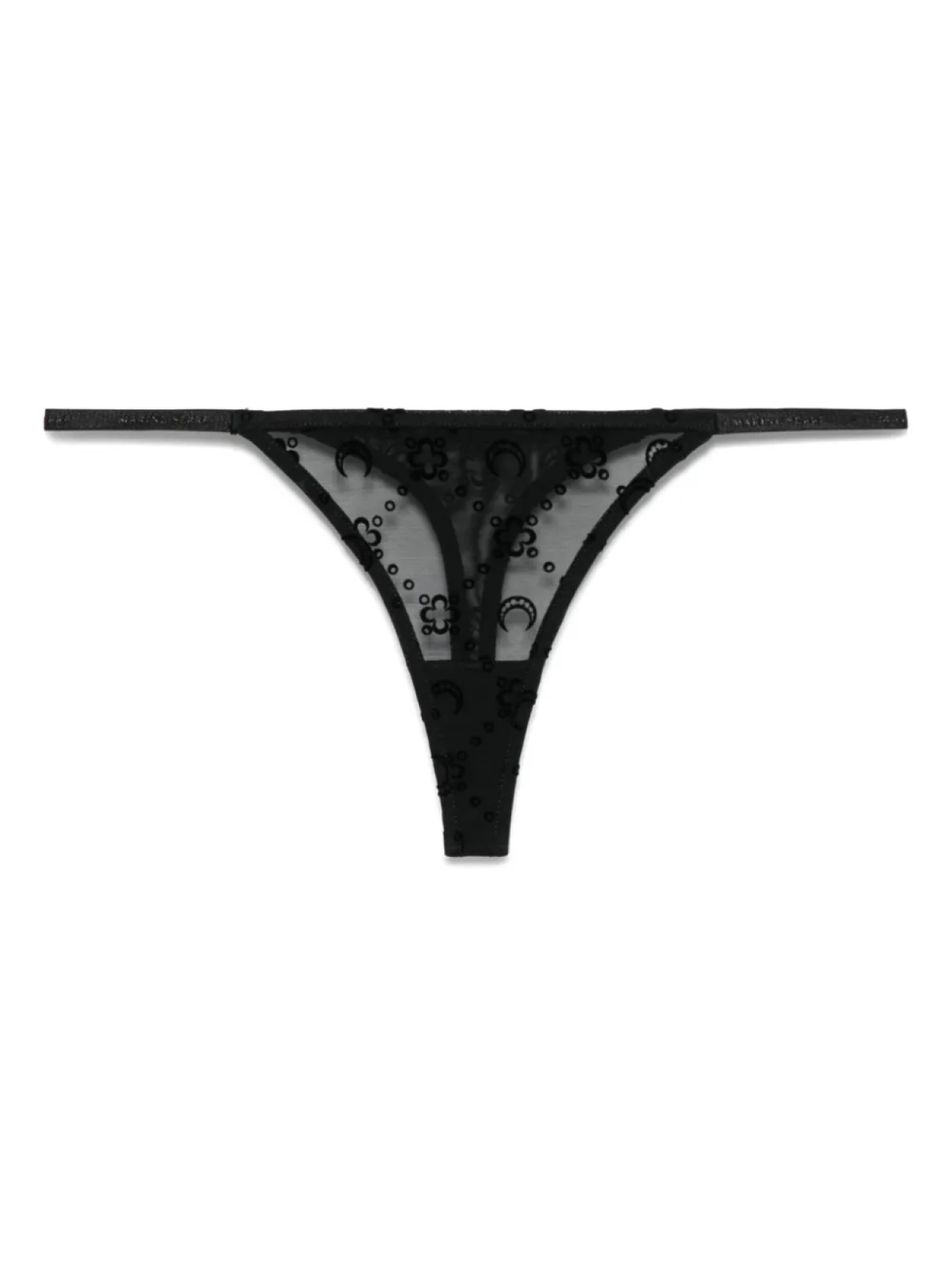 Marine Serre сетчатые трусы-стринги, черный
Marine Serre сетчатые трусы-стринги, черный