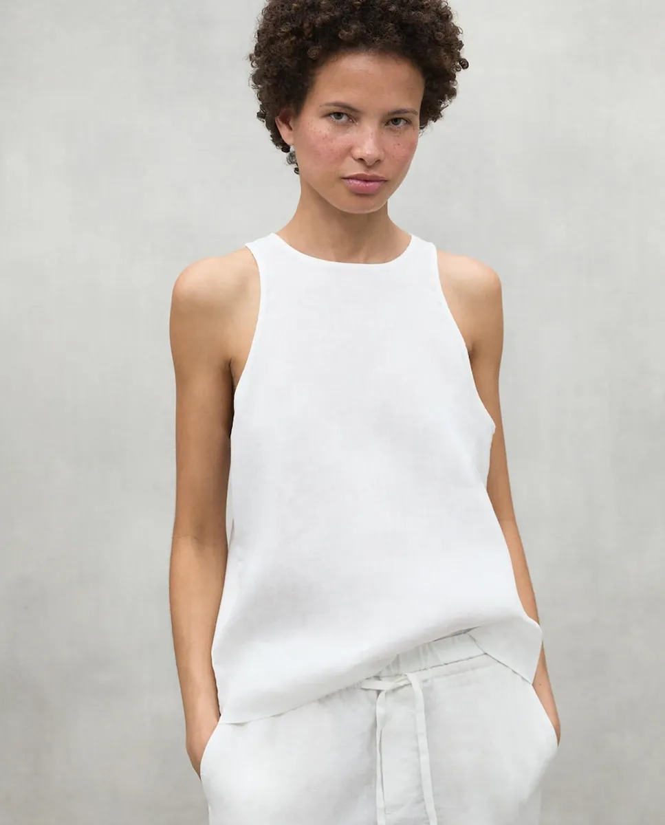 Женская рубашка с круглым вырезом и пуговицей на спине Ecoalf, белый
Женская рубашка с круглым вырезом и пуговицей на спине Ecoalf, белый