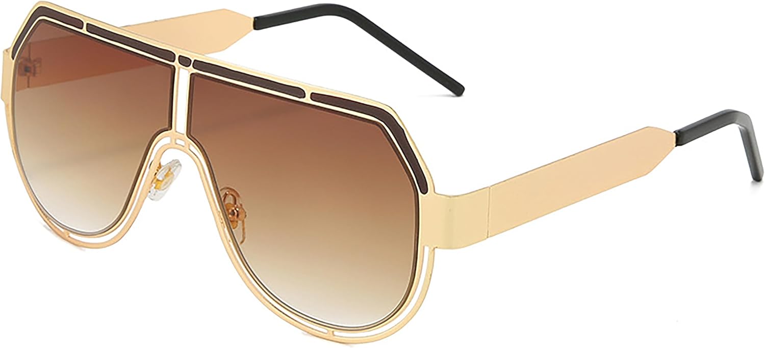 Солнцезащитные очки с плоской верхней частью, увеличенного размера, цельные, из пластика и металла, ретро, для женщин и мужчин, с защитой от УФ-излучения UV400 Generic, E
Солнцезащитные очки с плоской верхней частью, увеличенного размера, цельные, из пластика и металла, ретро, для женщин и мужчин, с защитой от УФ-излучения UV400 Generic, E