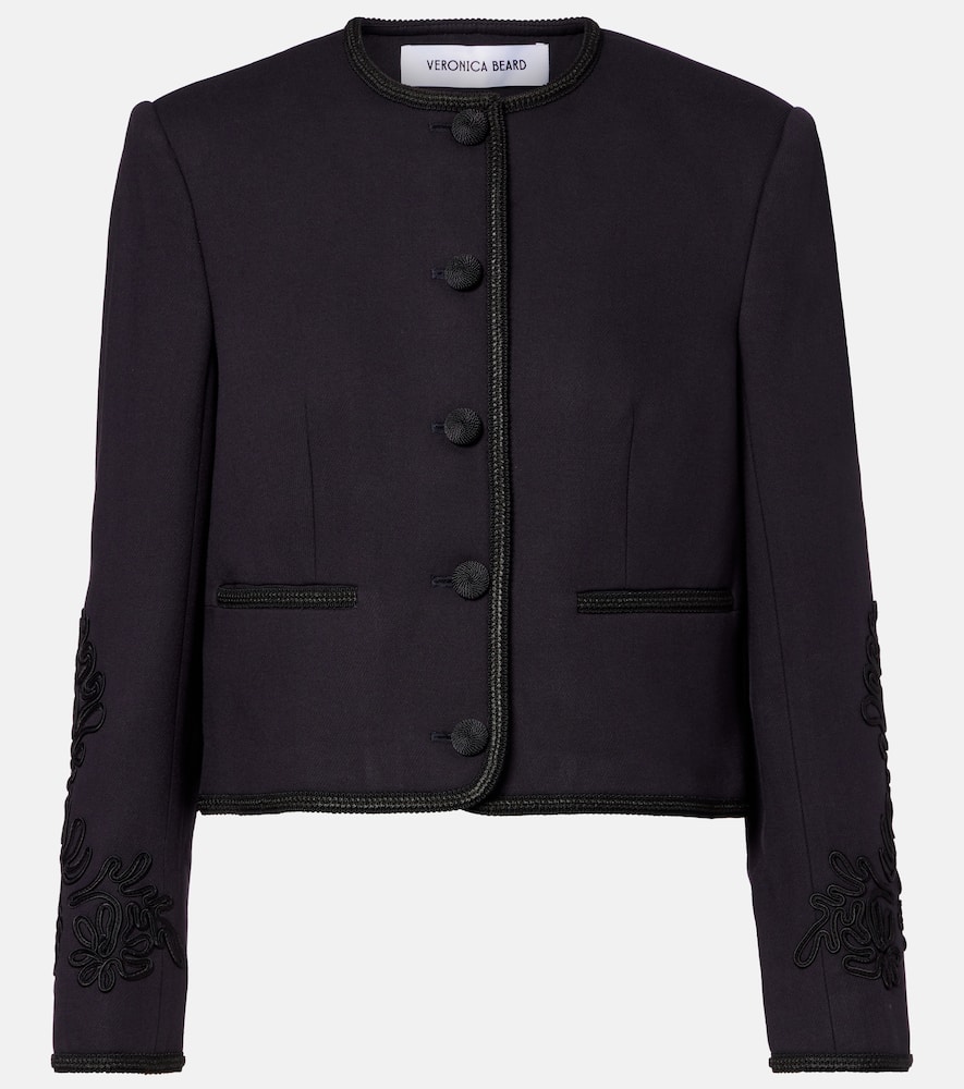Кропированная куртка Latrell с вышивкой Veronica Beard, Navy
Кропированная куртка Latrell с вышивкой Veronica Beard, Navy