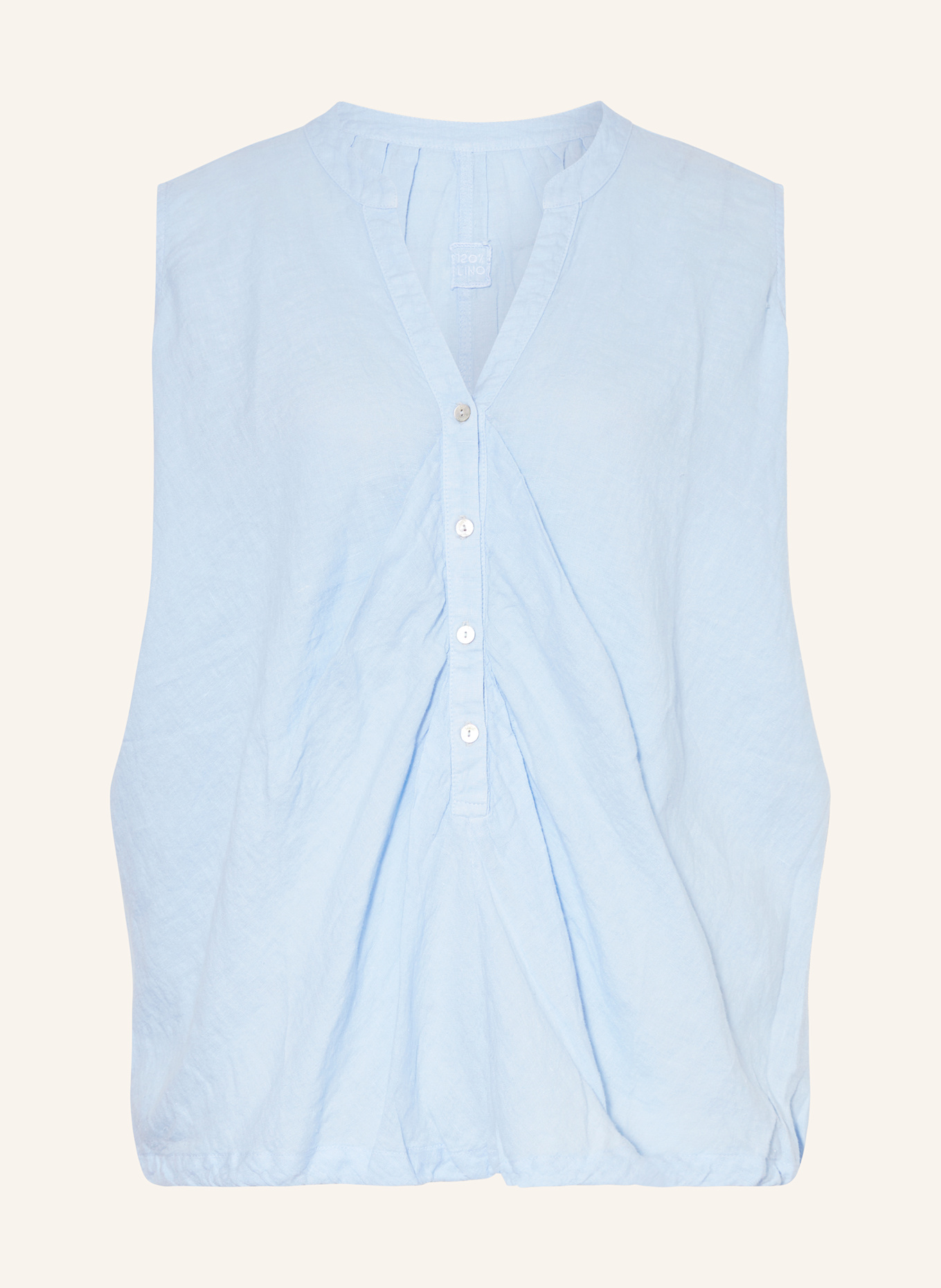 Верх блузки из льна 120%Lino, голубой
Верх блузки из льна 120%Lino, голубой