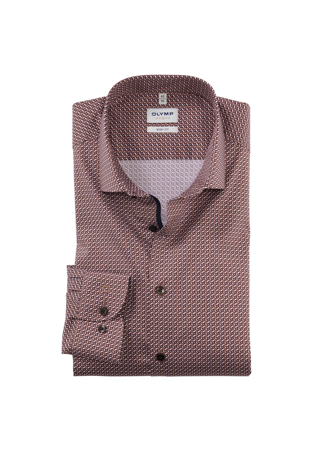 Деловая рубашка OLYMP, цвет Rotbraun
Деловая рубашка OLYMP, цвет Rotbraun