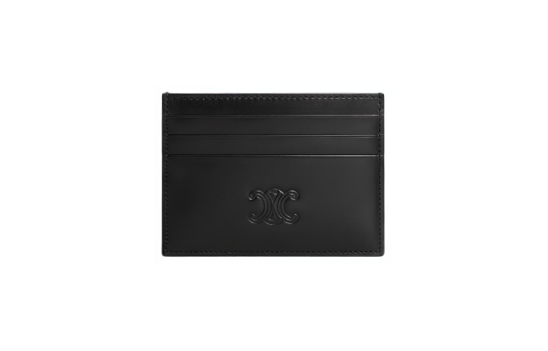 Сатиновый кожаный кардхолдер Tubas Мужской Чёрный CELINE
Сатиновый кожаный кардхолдер Tubas Мужской Чёрный CELINE