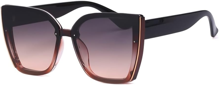 Солнцезащитные очки большого размера 2027 года для женщин, модные солнцезащитные очки в крупной квадратной оправе для мужчин, ретро-очки «кошачий глаз» MTZJH, Gray Brown
Солнцезащитные очки большого размера 2027 года для женщин, модные солнцезащитные очки в крупной квадратной оправе для мужчин, ретро-очки «кошачий глаз» MTZJH, Gray Brown