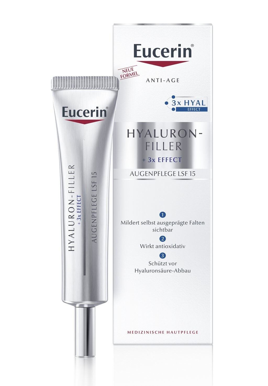 Антивозрастной уход AUGENPFLEGE ANTI AGING AUGENPFLEGE HYALURON-FILLER, AUGENCREME M Eucerin, цвет transparent
Антивозрастной уход AUGENPFLEGE ANTI AGING AUGENPFLEGE HYALURON-FILLER, AUGENCREME M Eucerin, цвет transparent
